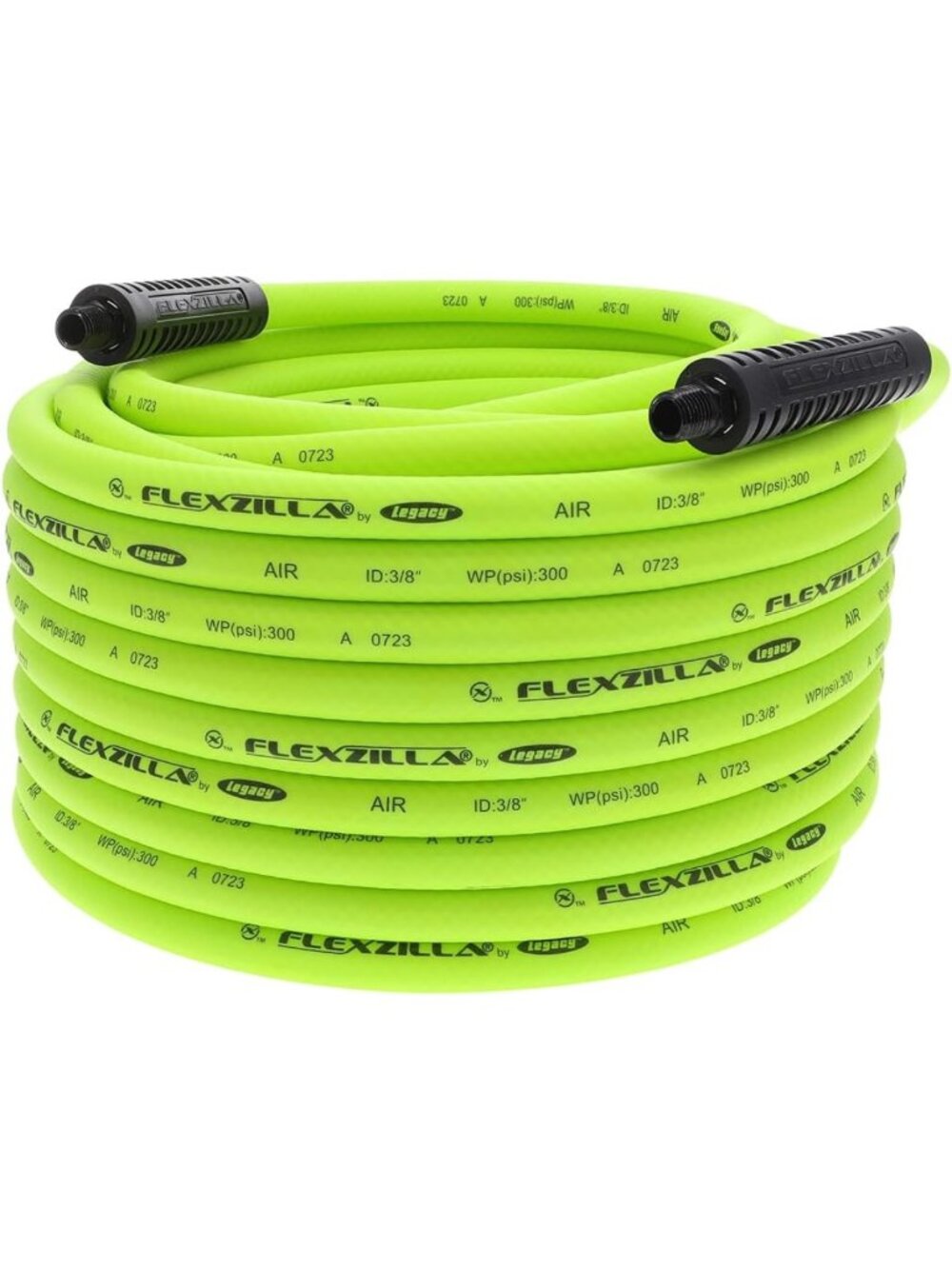 100ft No-Kink Air Compressor Hose - Lightweight, All Weather, 300 PSI, Flexible
